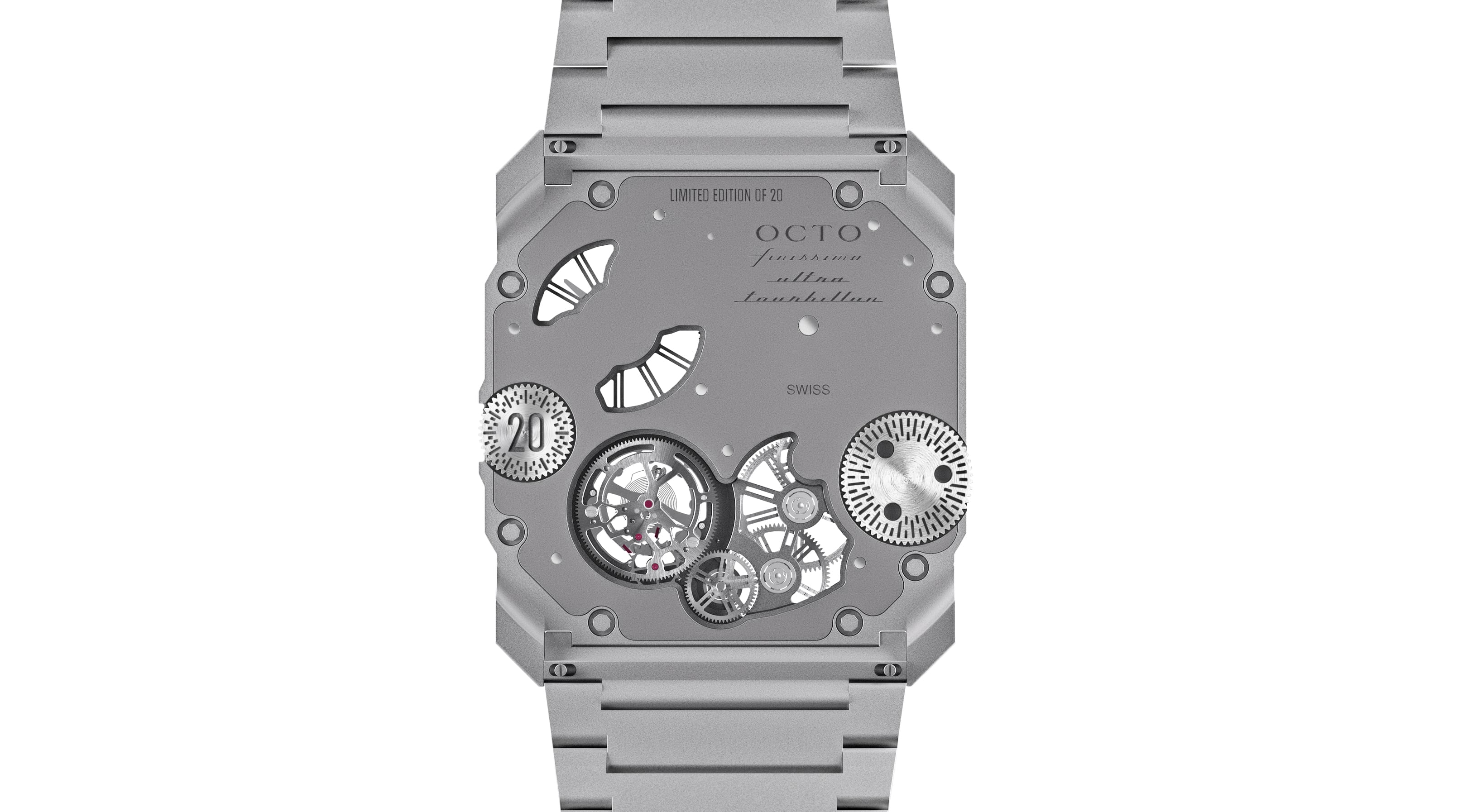 A closer look at the Octo Finissimo Ultra Tourbillon.